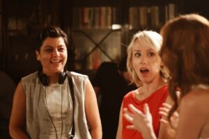 Režisérka Marta Ferencová a herečky Petra Hřebíčková a Táňa Pauhofová, FOTO: distr. Continental film
