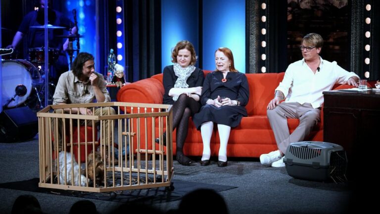 Show Jana Krause: Cestovatel z tajuplného ostrova, slepičí večeře u Krause a herecká legenda s dcerou