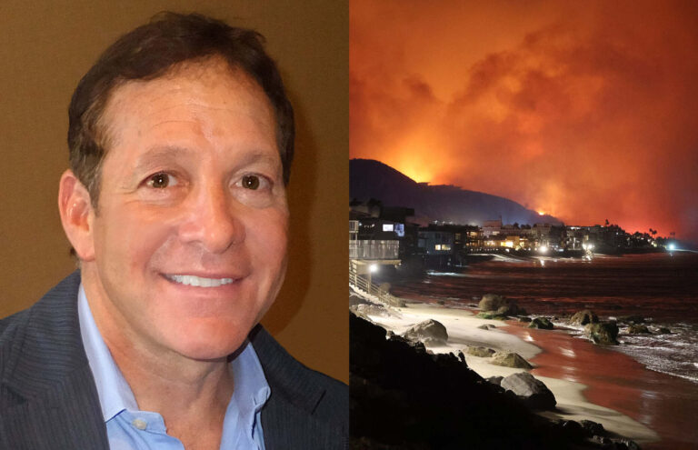 V Los Angeles hoří vily celebrit. Mahoney z Policejní akademie pomáhá hasičům. O domov už přišla Paris Hilton