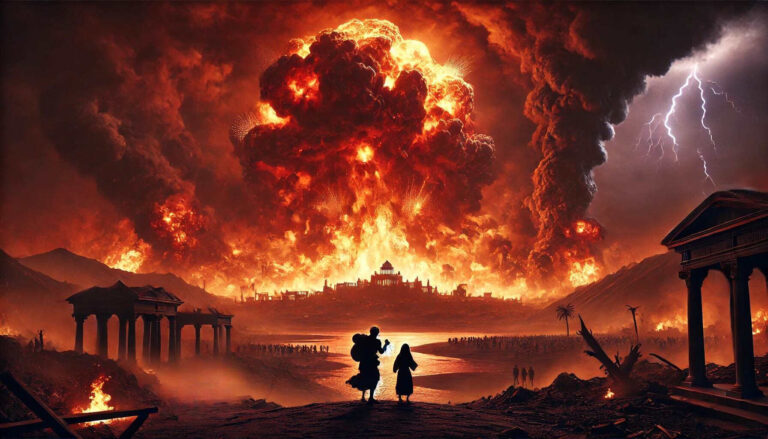Sodoma a Gomora: Biblická města hříchu zničil výbuch tisíckrát silnější než bomba v Hirošimě