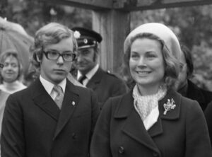 Grace Kelly se synem Albertem II. (1972), FOTO: Hans Peters for Anefo, CC BY-SA 3.0 NL, via Wikimedia Commons