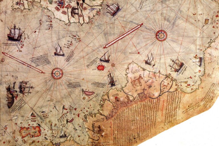 Mapa Turka Piriho Reise z 16. století zobrazuje Antarktidu bez ledu, jak ji vědci zmapovali až nedávno