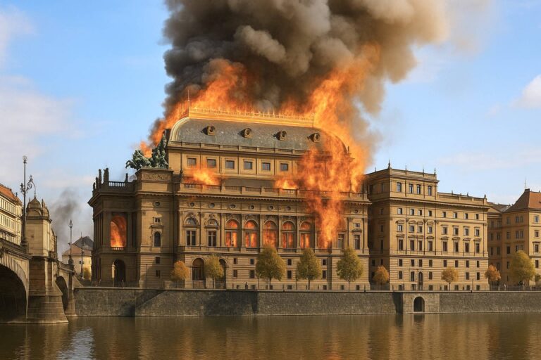 Požár Národního divadla: Nešťastná náhoda, nebo úmyslné zapálení? Co naznačují důkazy