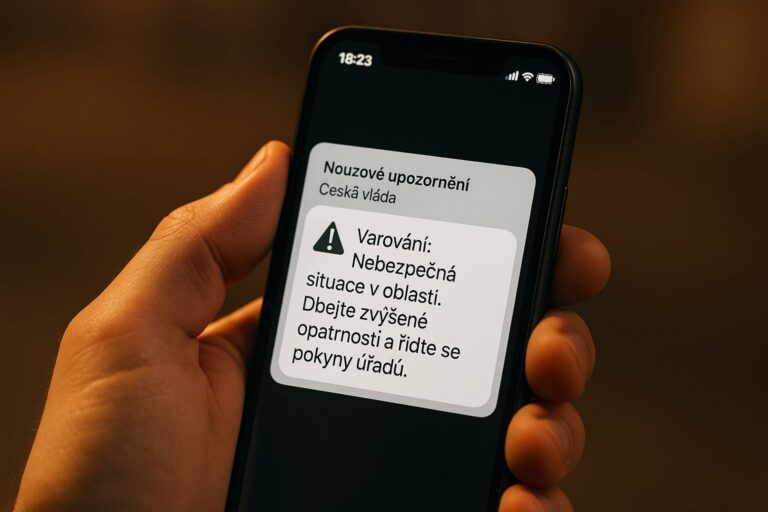 Stát reaguje na tragédii na filozofické fakultě. Za 235 milionů korun bude vláda lidem posílat SMSky