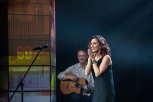 Radka Fišarová v pořadu 7 pádů Honzy Dědka, FOTO: Teki Shine / distr. FTV Prima