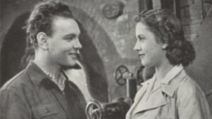 Antonín Šůra a Stáňa Seimlová v Racek má zpoždění (1951), FOTO: AnonymousUnknown author, Public domain, via Wikimedia Commons