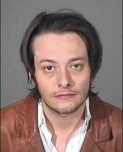 Edward Furlong na policejním snímku v roce 2014, FOTO: Los Angeles County Sheriff's Dept., Public domain, via Wikimedia Commons